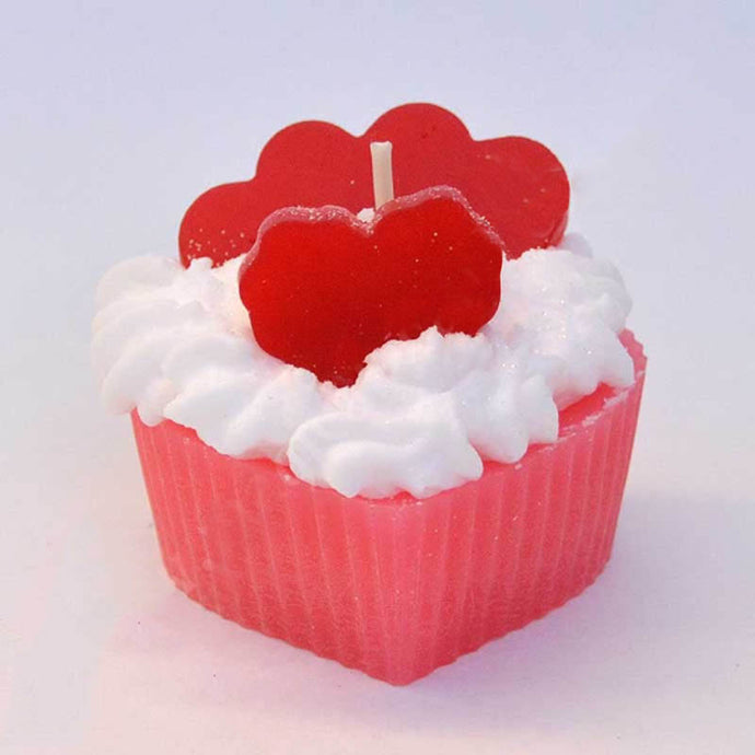 Valentine Cupcake Candle-Love Spell-Valentine Gift-Desert Candle