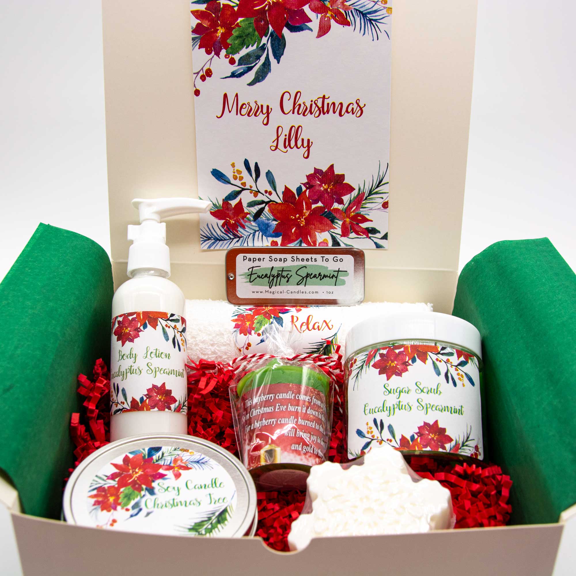 Christmas Box Mom Gift Box Xmas Gift Box Spa Gift Set Self Care
